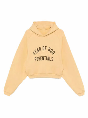 Cropped Essentials Oversized Pullover Hoodie