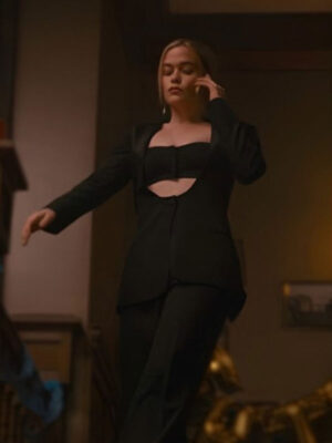 Cruel Intentions Sarah Catherine Black Cut Out Blazer