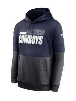 Dallas Cowboys Sideline Therma Pullover Fleece Hoodie