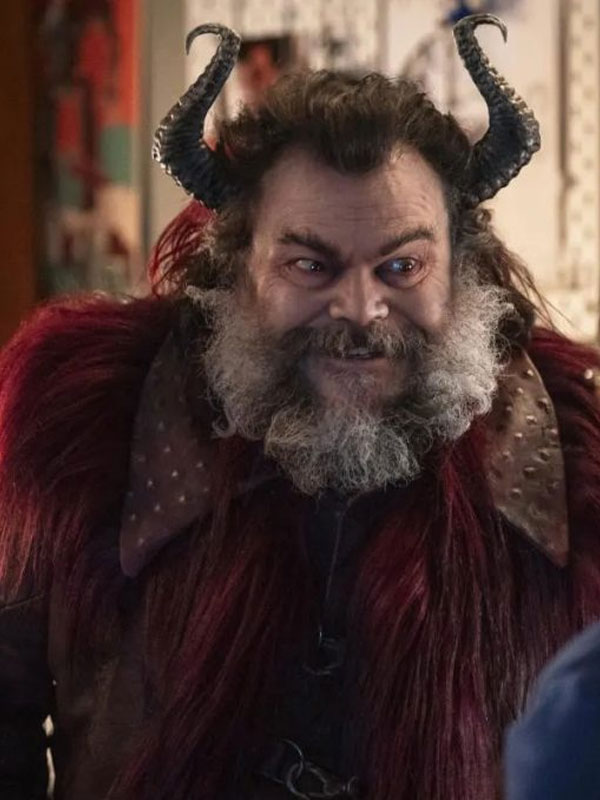 Dear Santa 2024 Jack Black Maroon Leather Coat