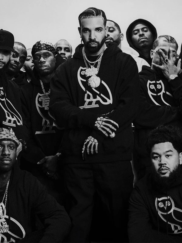 Drake OVO Black Fleece Pullover Hoodie