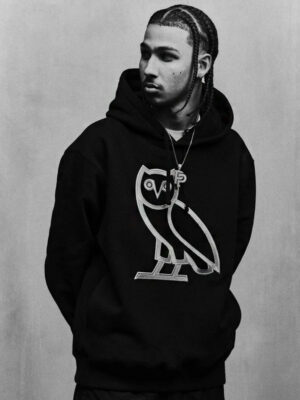 Drake OVO Black Fleece Pullover Hoodie