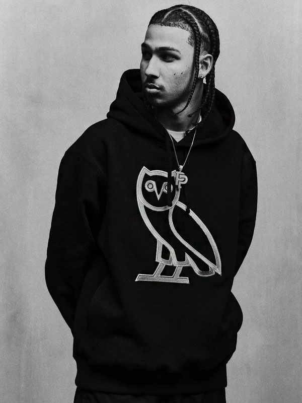 Drake OVO Black Fleece Pullover Hoodie