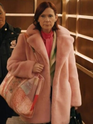 Elsbeth S02 Carrie Preston Fur Pink Coat