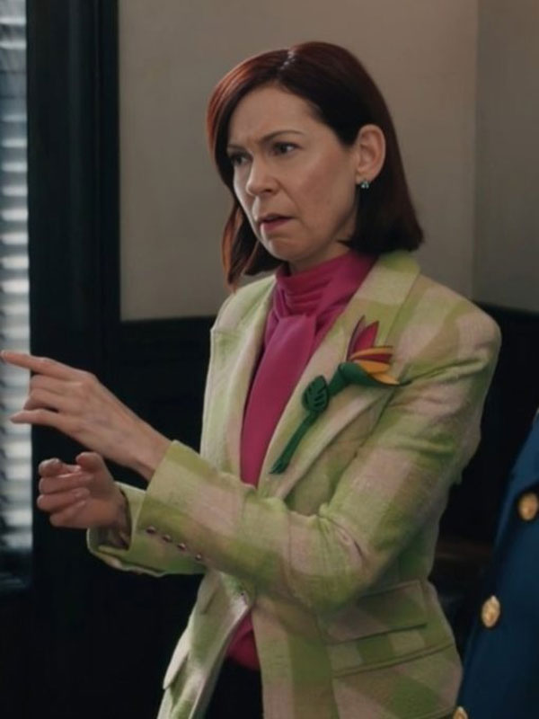 Elsbeth S02 Carrie Preston Green Wool Blazer