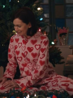 Elsbeth S02 Carrie Preston Pink Heart Jumpsuit