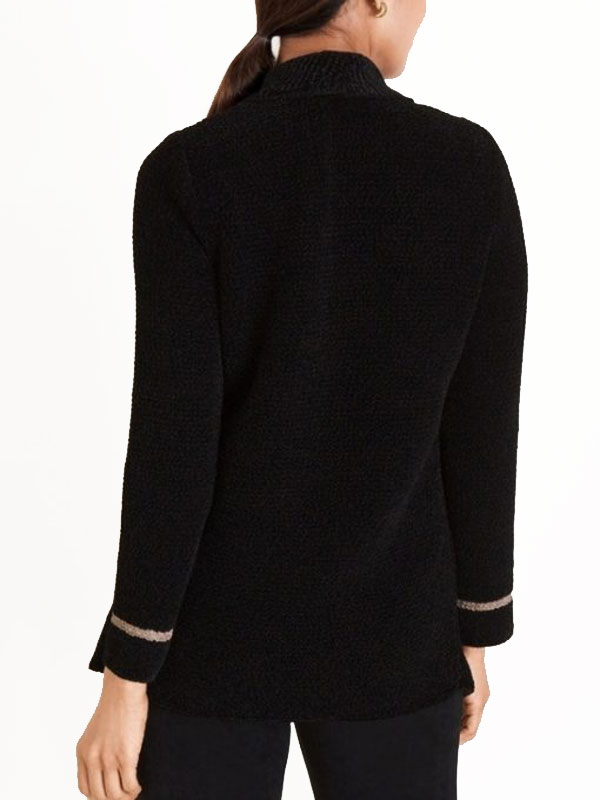 Elsbeth S02 Micheal Ivan Carrier Floral Black Wool Jacket