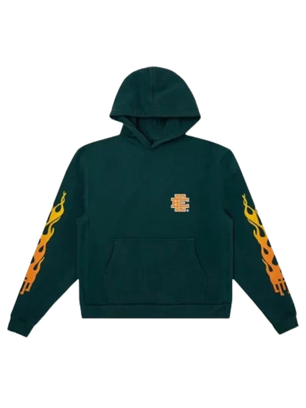 Eric Emanuel EE Basic Green Fleece Hoodie