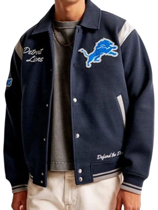 Flavor Flav Lions Wool Bomber Jacket