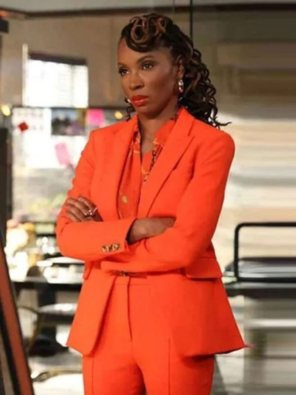 Found S02 Shanola Hampton Orange Blazer