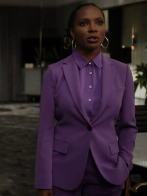 Found S02 Shanola Hampton Purple Suiting