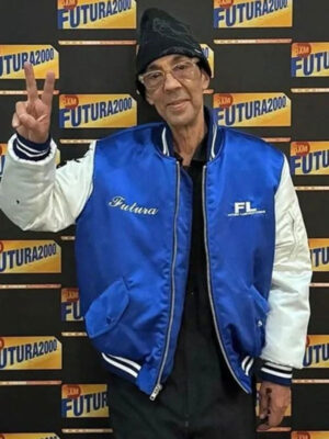 Futura Laboratories Brooklyn Satin Zipper Bomber Jacket