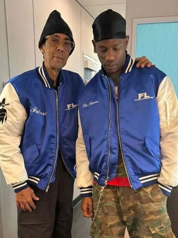 Futura Laboratories Brooklyn Satin Zipper Bomber Jacket