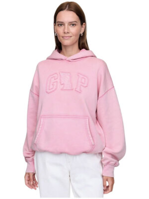 Glinda Gap Pink Fleece Pullover Hoodie
