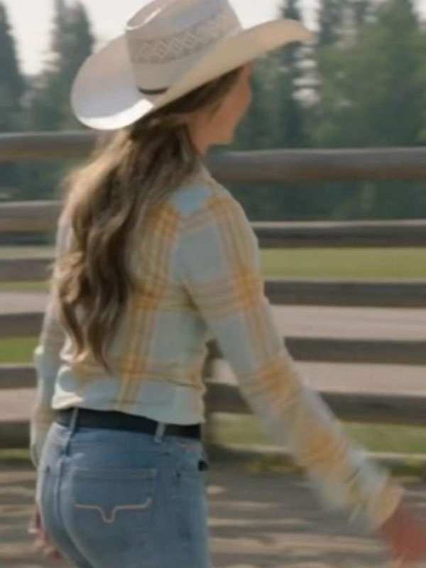 Heartland S18 Amber Marshall Check Cotton Plaid Shirt