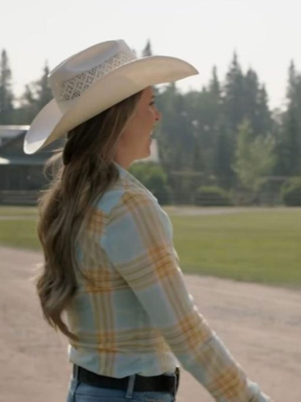 Heartland S18 Amber Marshall Check Cotton Plaid Shirt