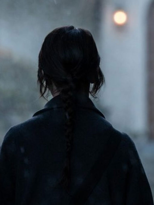 Heretic 2024 Sophie Thatcher Black Wool Coat