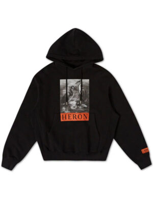 Heron Preston Black Pullover Hoodie