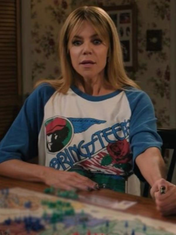 High Potential 2024 Kaitlin Olson Springsteen Blue Tee