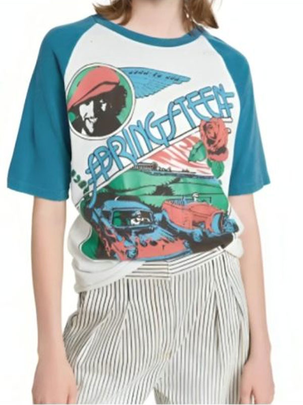 High Potential 2024 Kaitlin Olson Springsteen Blue Tee