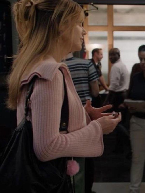 High Potential Kaitlin Olson Pink Cardigan