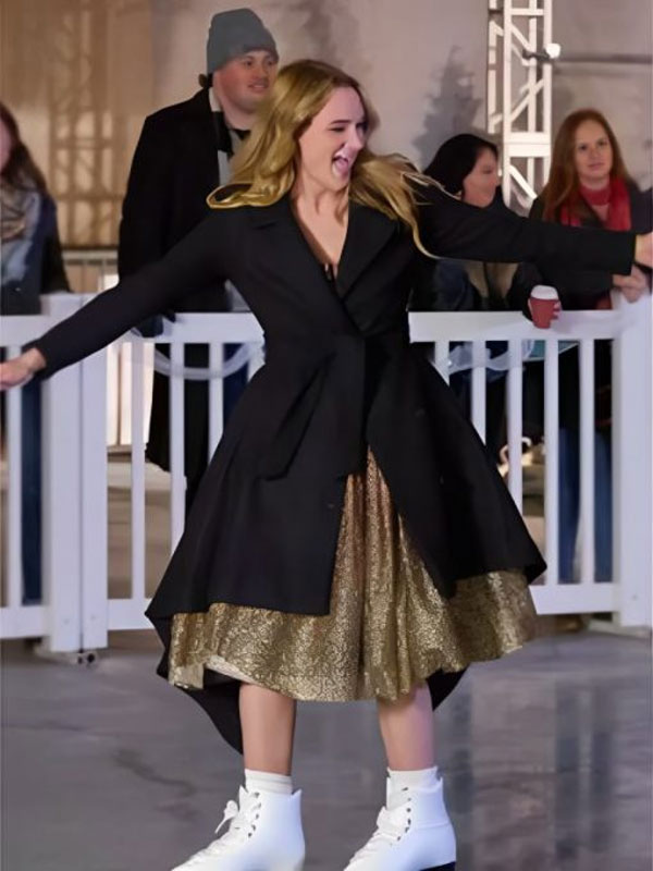 Holiday Touchdown A Chiefs Love Story Hunter King Black Wool Coat