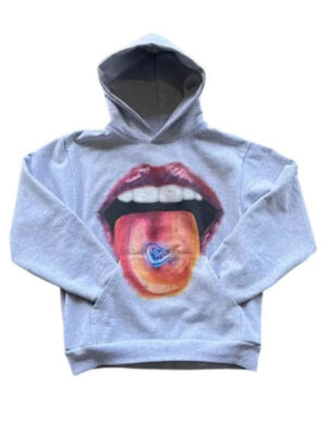 Homesick Grey Fleece Pullover Hoodie