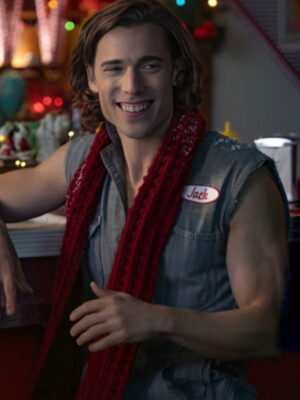 Hot Frosty 2024 Dustin Milligan Gray Jumpsuit