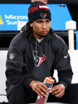 Houston Texans 2024 Sideline Club Grey Pullover Hoodie