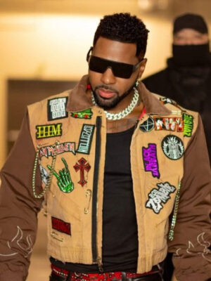 iheartradio-jason-derulo-jingle-ball-brown-zipper-jacket
