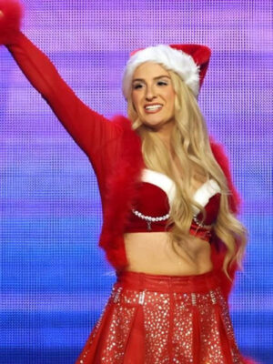 iHeartRadio Meghan Trainor Jingle Ball Red Fleece Jacket