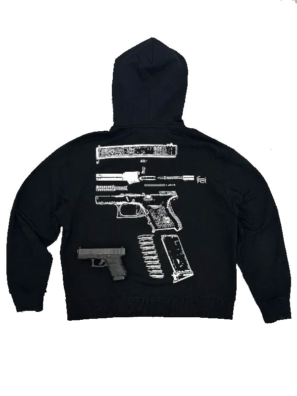 In Glock We Trust Black Fleece Zipper Hoodie