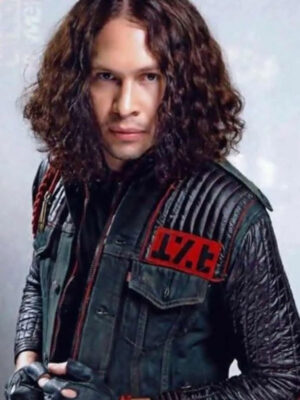 Jetstar My Chemical Romance Black Leather Jacket