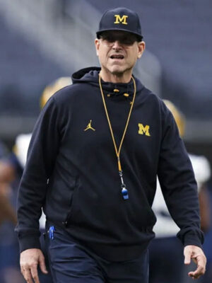 Jim Harbaugh Michigan Wolverines Black Hoodie