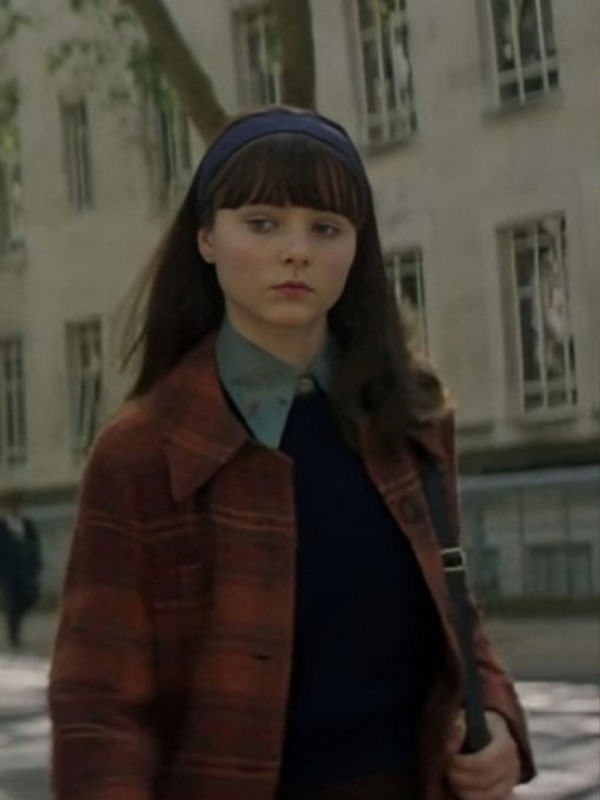 Joy 2024 Thomasin Mckenzie Wool Plaid Jacket