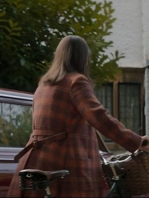 Joy 2024 Thomasin Mckenzie Wool Plaid Jacket