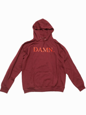 Kendrick Lamar DAMN Album Maroon Pullover Hoodie