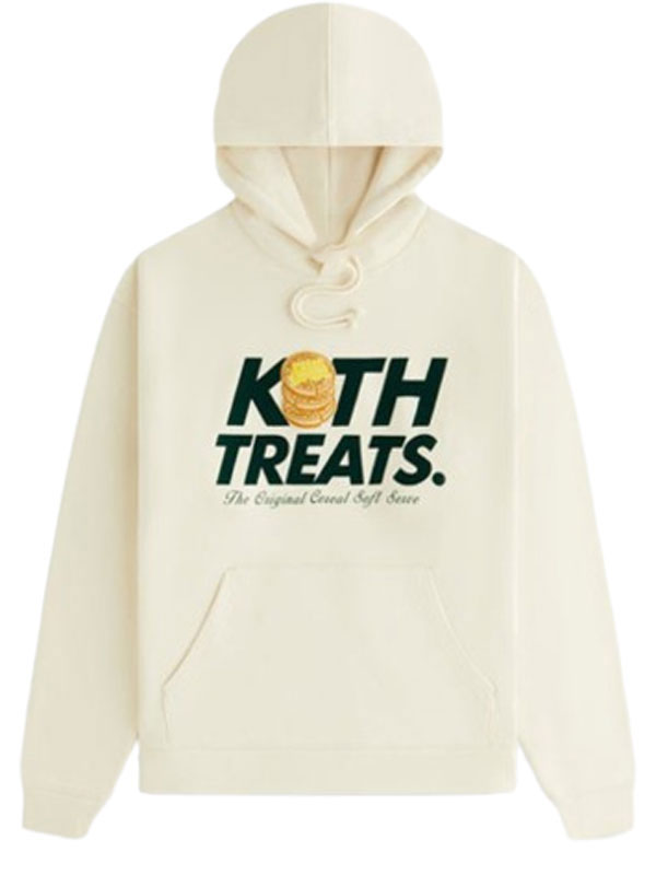 Kith Treats Waffle Williams III Beige Fleece Hoodie