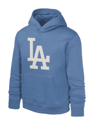 LA Dodgers Royal Team Banner Blue Pullover Hoodie