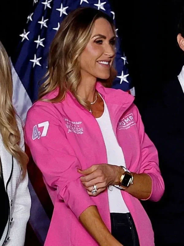 Lara Trump Pink Cotton Jacket