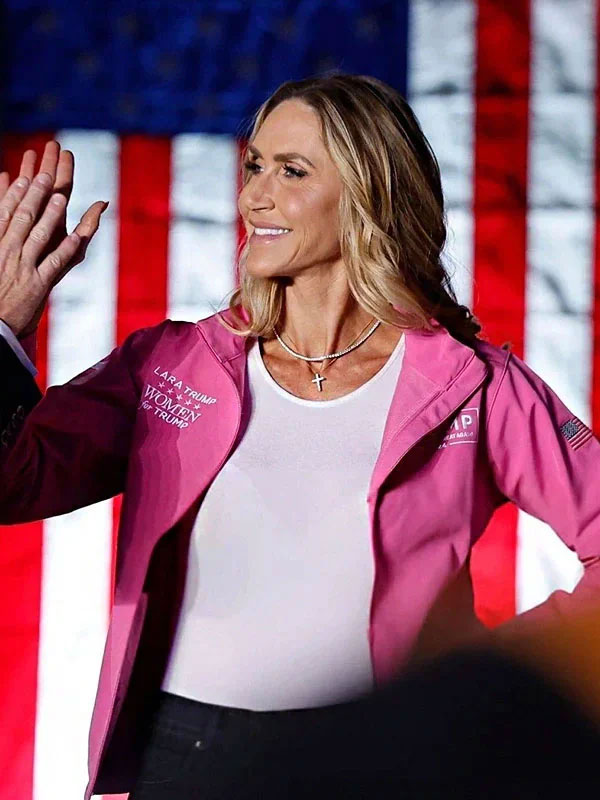 Lara Trump Pink Cotton Jacket