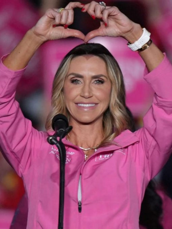 Lara Trump Pink Zipper Jacket