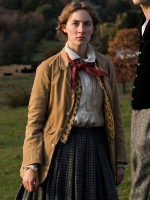 Little Women Jo March Trench Brown Cotton Coat