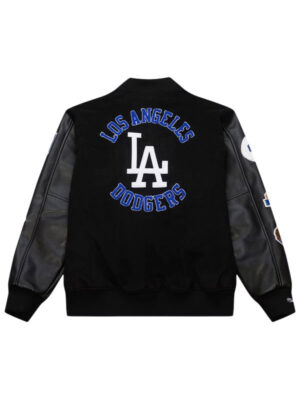 los-angeles-dodgers-black-out-collection-vintage-logo-wool-varsity-jacket