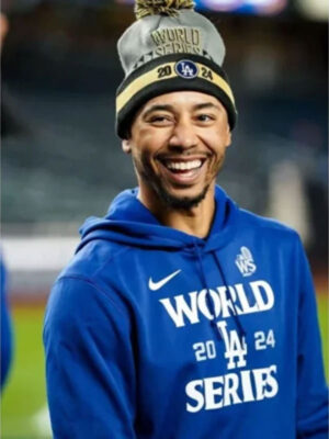 Los Angeles Dodgers Nike 2024 World Series Blue Hoodie