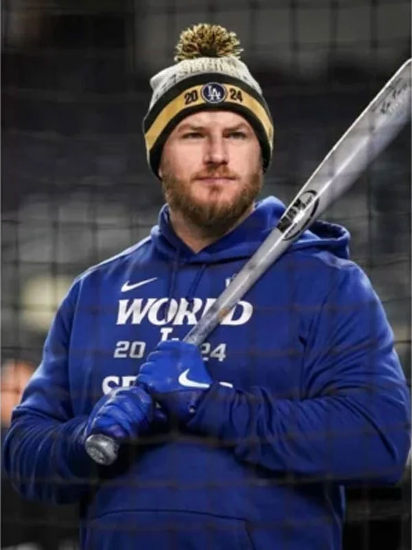 Los Angeles Dodgers Nike 2024 World Series Blue Hoodie