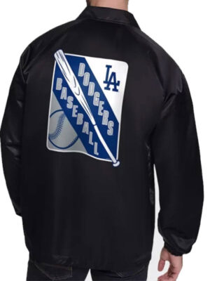 los-angeles-dodgers-raglan-coaches-starter-black-jacket