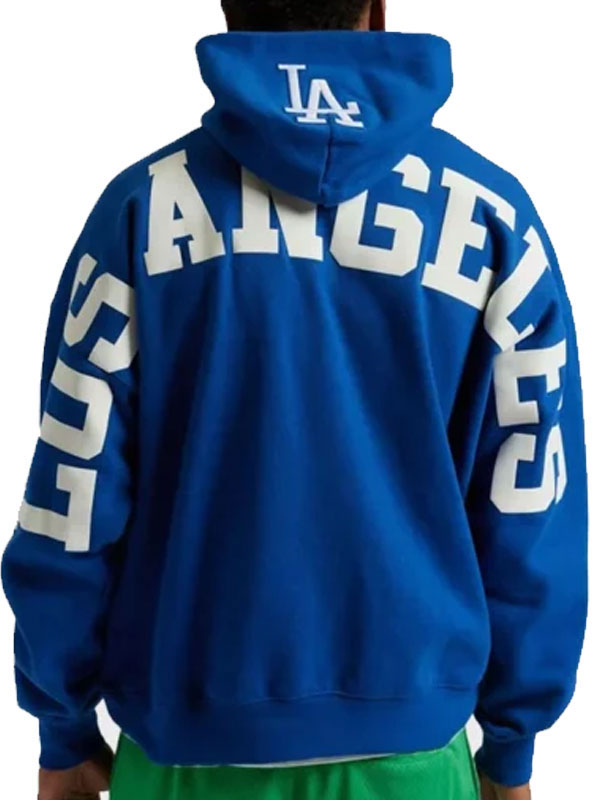 Los Angeles Dodgers Wingspan Blue Fleece Hoodie