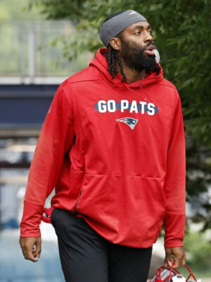 Matthew Judon Go Pats Red Cotton Hoodie