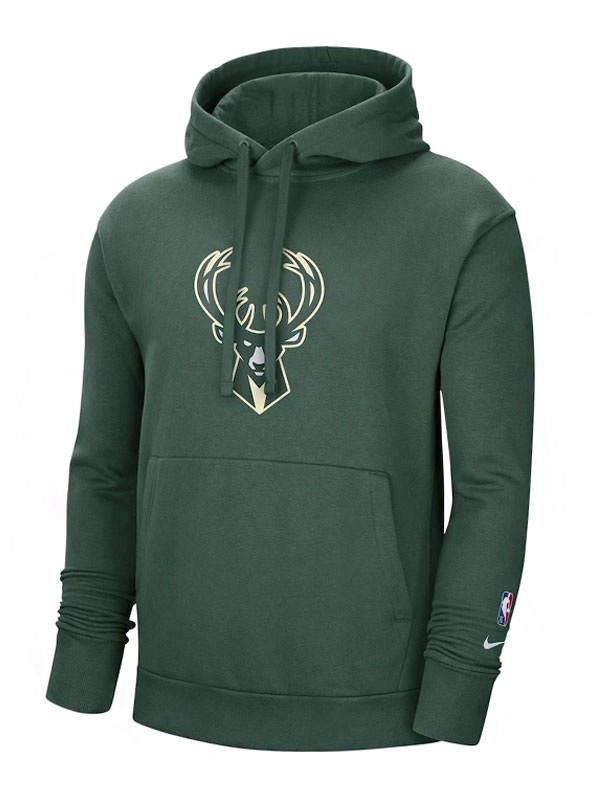 Milwaukee Bucks Green Pullover Hoodie